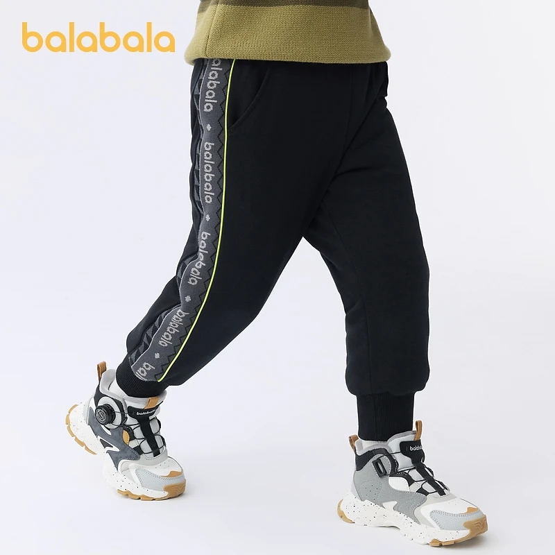 巴拉巴拉童装儿童长裤男童运动风束脚裤秋冬宽松休闲裤子时尚百搭