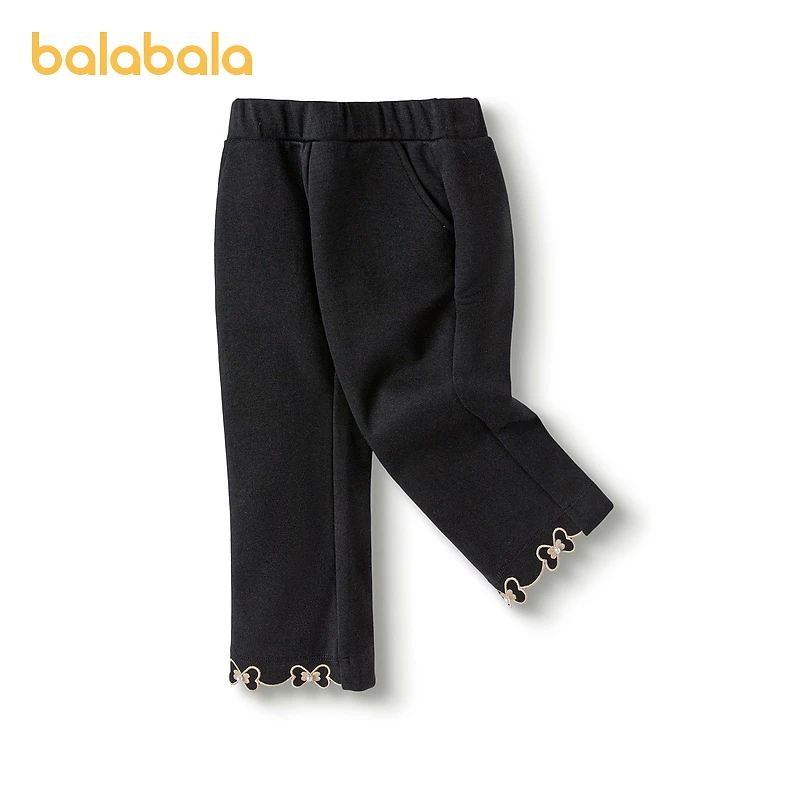 巴拉巴拉女童长裤百搭微喇裤大童小童秋冬小童潮流舒适亲肤百搭酷