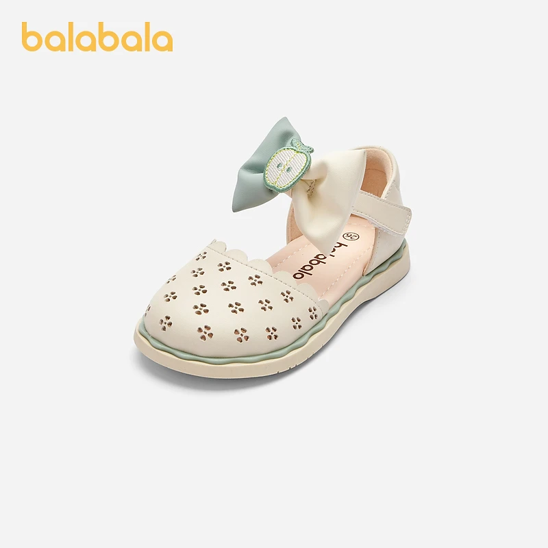 巴拉巴拉童鞋儿童公主鞋女童凉鞋甜美文艺小皮鞋防滑休闲小童时尚