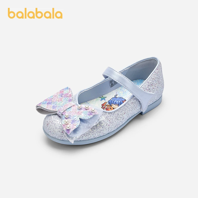 巴拉巴拉儿童公主鞋女童夏季新款文艺风玛丽珍鞋小童秋季时尚