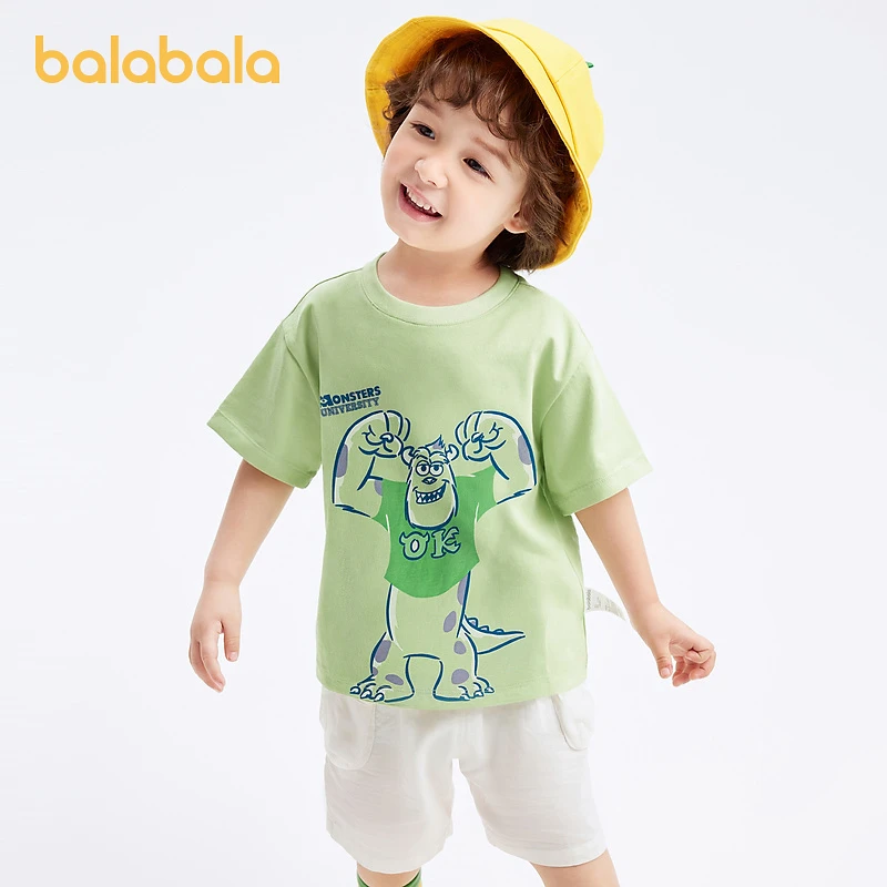 【迪士尼IP商场同款】巴拉巴拉男童中大童8-15岁男孩短袖T恤半袖