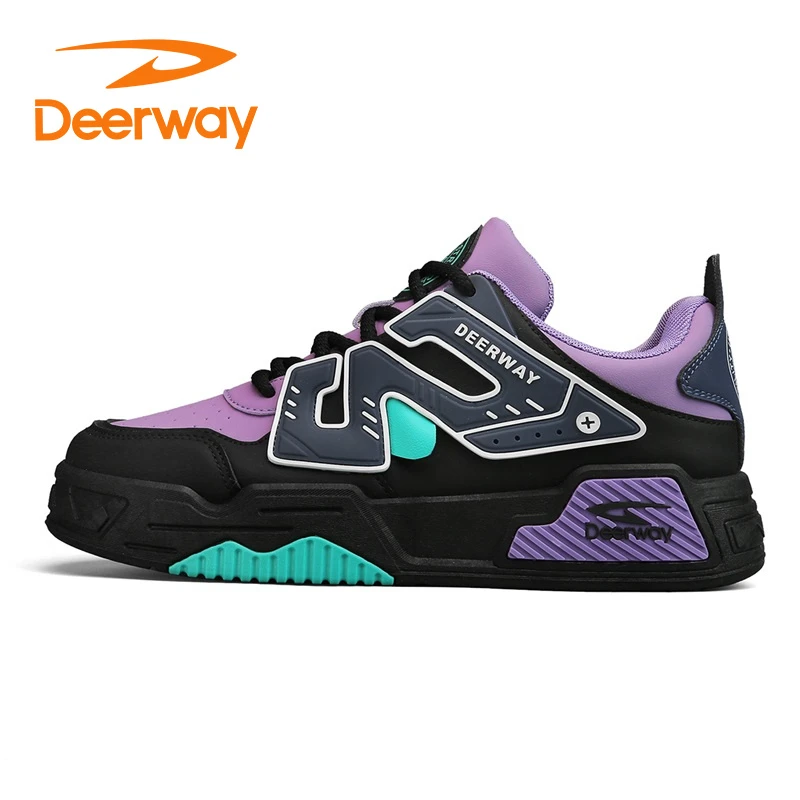 Deerway/德尔惠秋冬新款爆款潮流百搭防滑轻便轻便时尚休闲板鞋