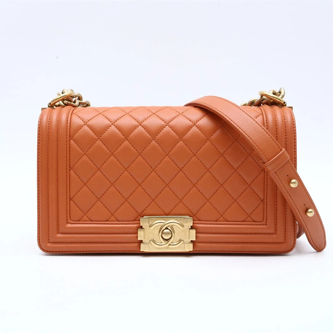 99新 Chanel/香奈儿 小花璐璐P234449270 Leboy 中号 20开