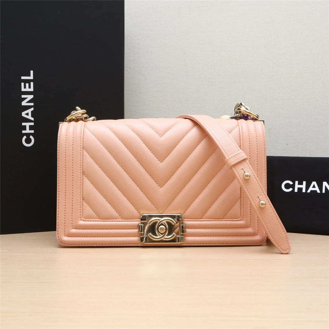95新 Chanel/香奈儿 小花璐璐P223074425 Leboy 中号 荔枝 芯片