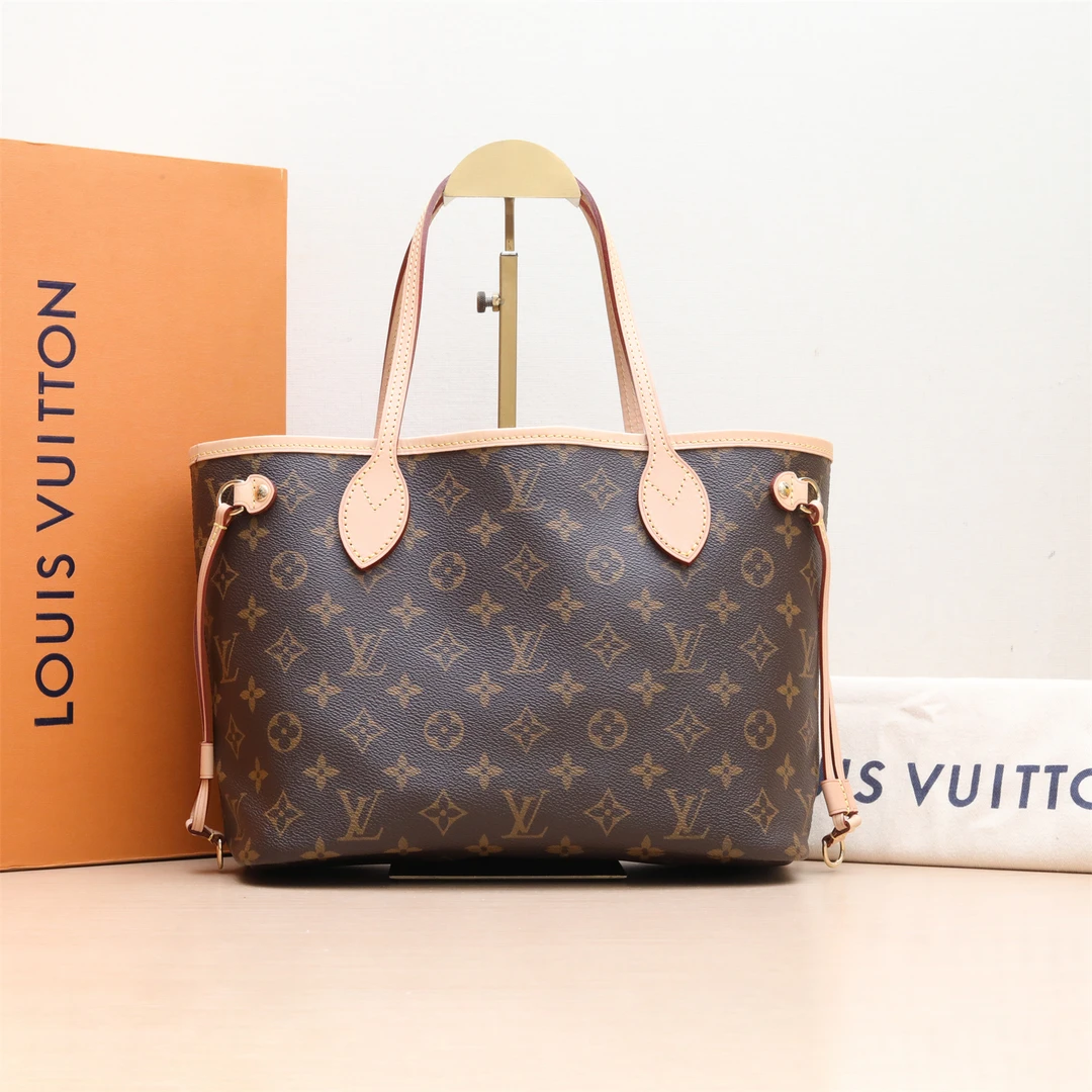 99新 LouisVuitton/路易威登 小花璐璐174092 Neverfull小号芯片