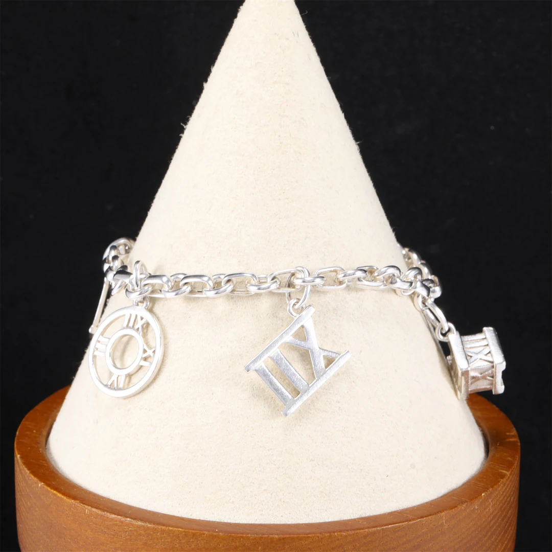 95新 Tiffany & Co./蒂芙尼 -100小花柳 759193Tiffany手链 AG925