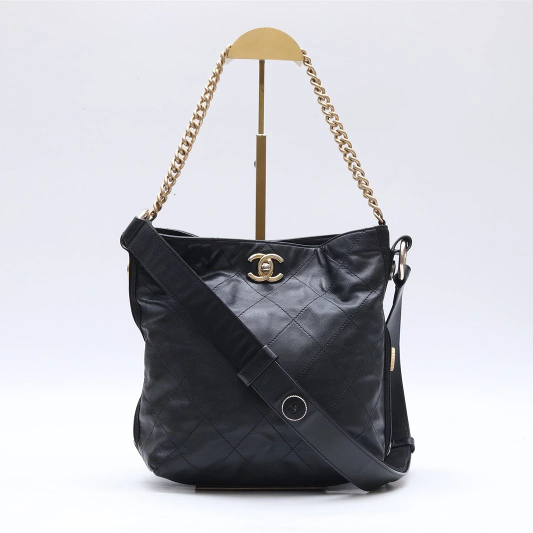 99新 Chanel/香奈儿 小花Jerry P234142441 嬉皮包 Hobo 26开