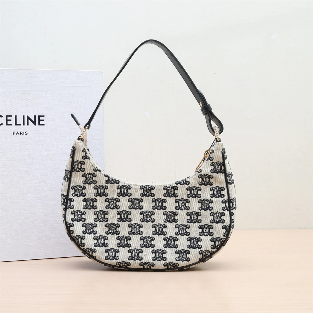 99新 Celine/思琳 小花璐璐P234759134 AVA 豌豆包 腋下包 中号