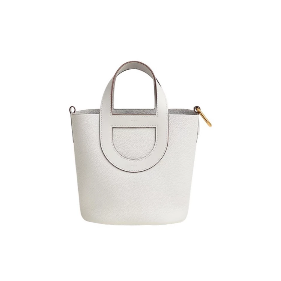 全新未使用 Hermes/爱马仕 全24999 拆1 小花柳 菜篮子 新白色 包