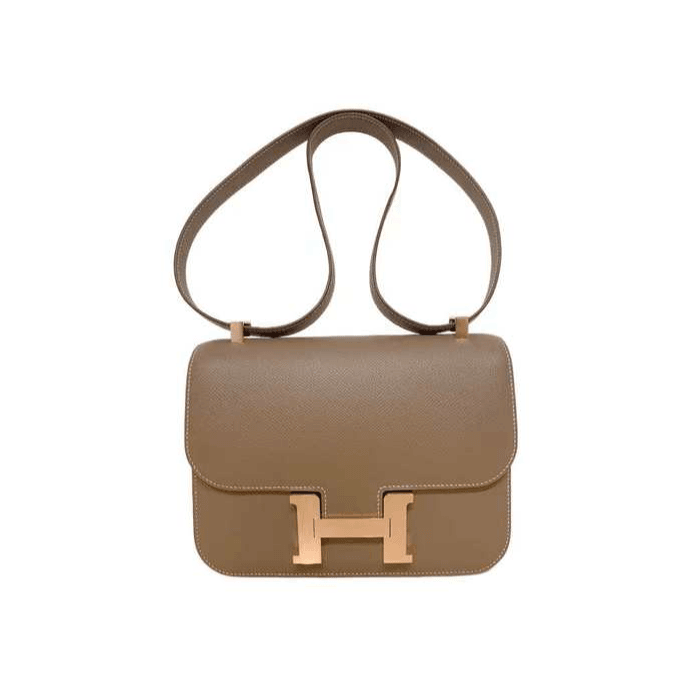 全新未使用 Hermes/爱马仕 小花Jerry TP029402 康康24大象灰B刻