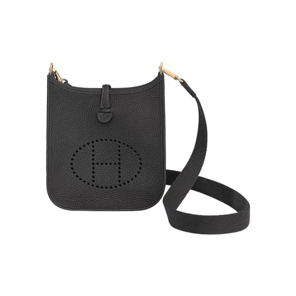 全新未使用 Hermes/爱马仕 小花璐璐 Evelyne Mini16 软呢色 W刻