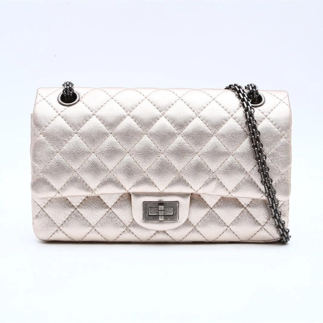 99新 Chanel/香奈儿 小花柳 P234348000 2.55 口盖包 小号18开