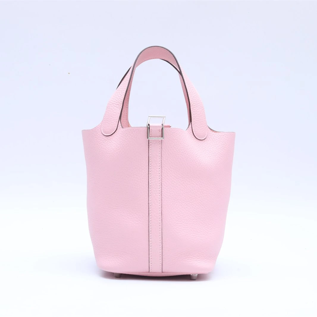99新 Hermes/爱马仕 小花Jerry P234864064 18菜篮子樱花粉U刻 包