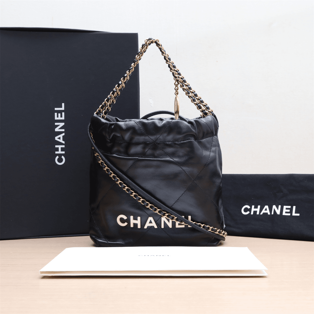 99新 Chanel/香奈儿 小花柳 P224931231 22Bag Tote Mini 芯片开