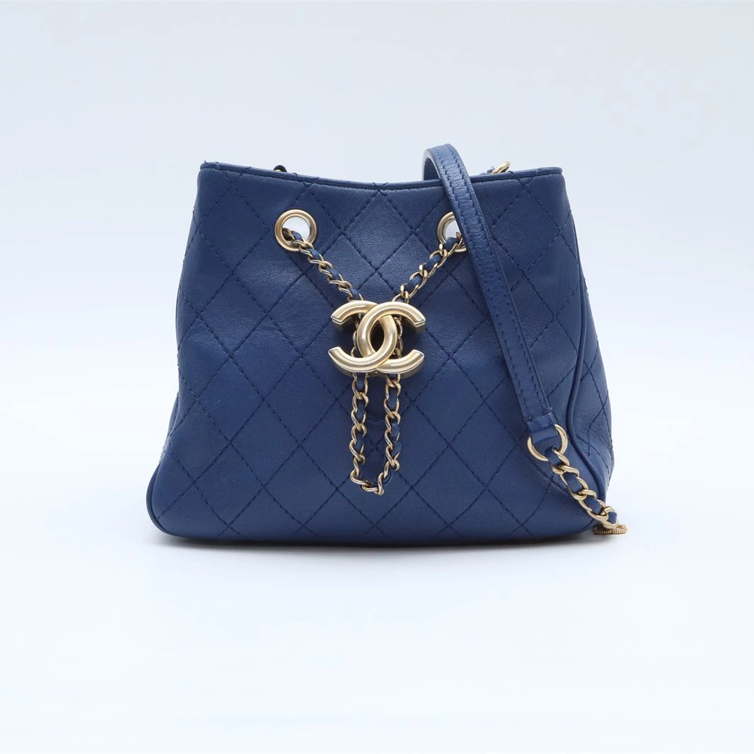 99新 Chanel/香奈儿 小花璐璐P244589038 埃及系列水桶 mini 28开