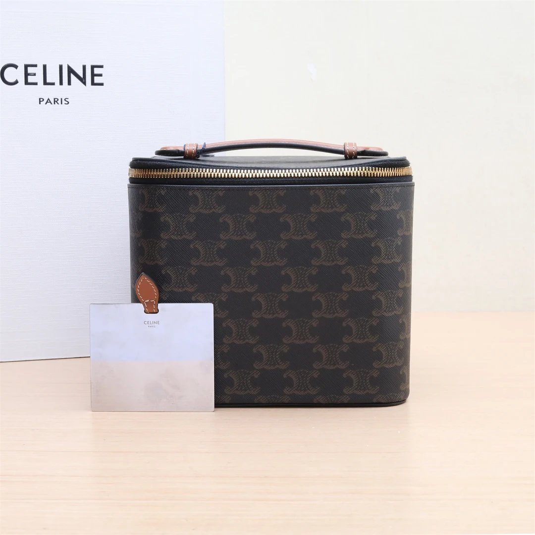 95新 Celine/思琳 小花璐璐P234758782 化妆盒 老花