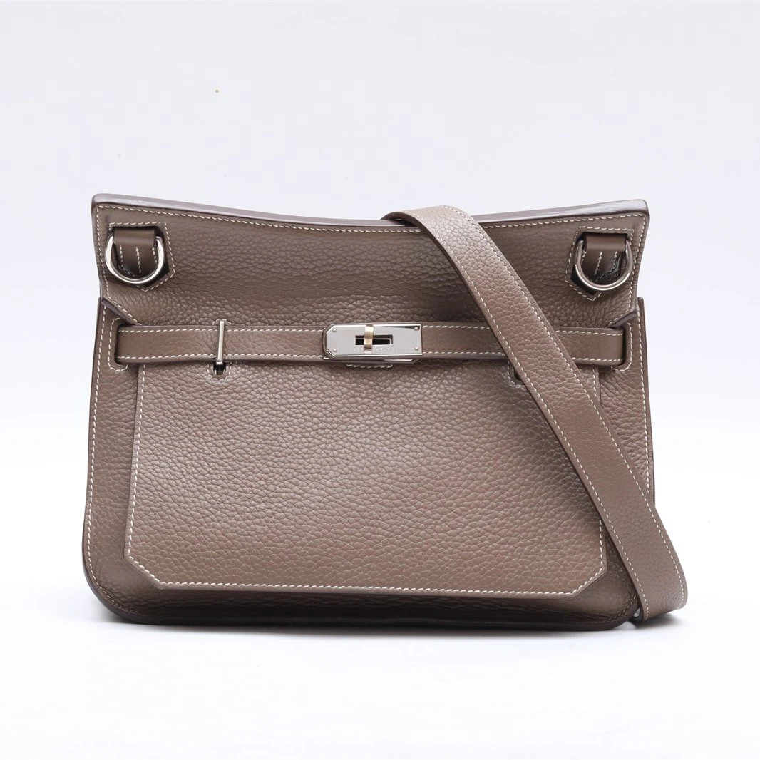99新 Hermes/爱马仕 小花Jerry P224930260 吉普赛28大象灰 框N包