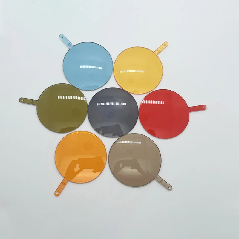 半透明浅色近视镜片1.60夜视片染色定制配近视度数有色非球面镜片