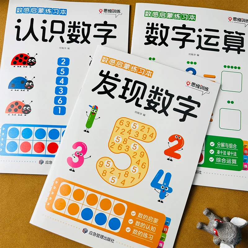数学感知启蒙教具练习册思维训练游戏幼小衔接加减法培养数学能力