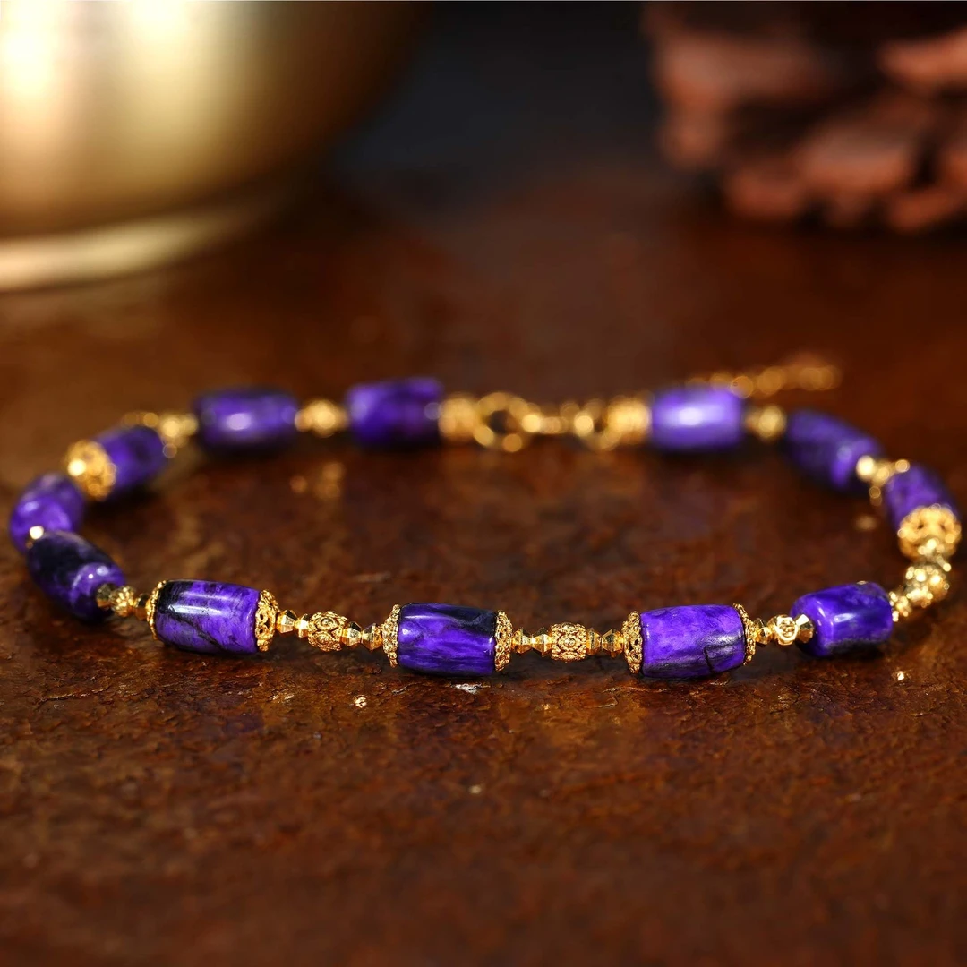 【婧婧精选】臻品 ·舒俱来18K金桶珠手链  多样性发