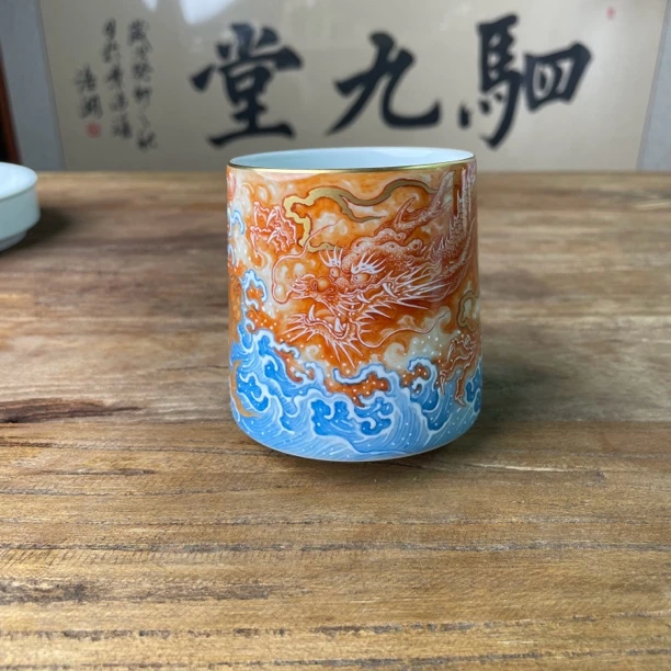 驷九堂 锦鲤化龙威士忌杯