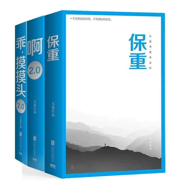 【大冰3册】保重+啊2.0+乖,摸摸头2.0 畅销书作者大冰著