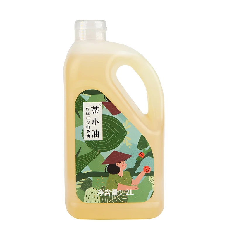 茶小油 2L山茶油  传统压榨食用油   优质单不饱和脂肪酸高温