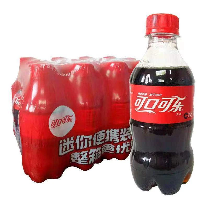 可乐300ml*6瓶汽水碳酸饮料迷你瓶装美味即饮经典便携装发货