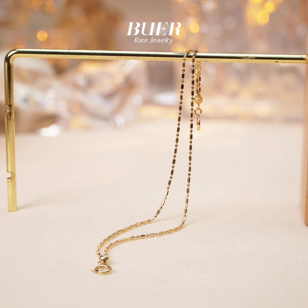 【不二】18k金竹节手链