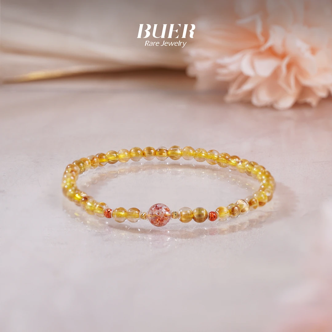 【不二】板钛18k金DIY单圈手串4mm+