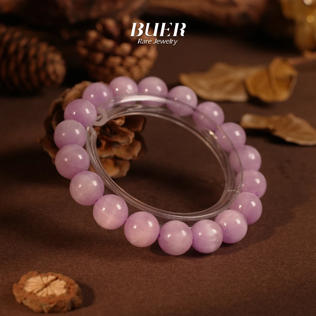 【不二】紫锂辉DIY单圈手串