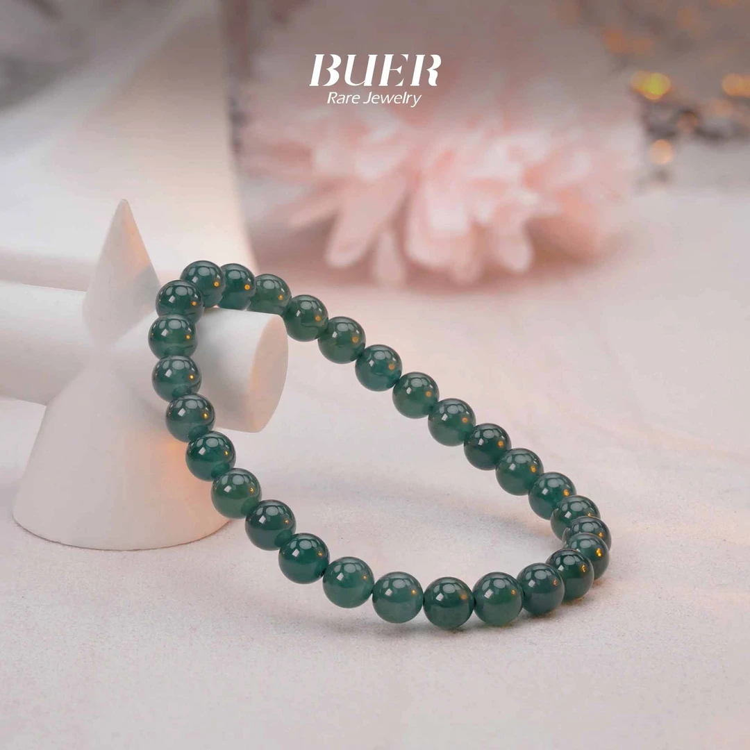 【不二】翡翠单圈手串6mm+
