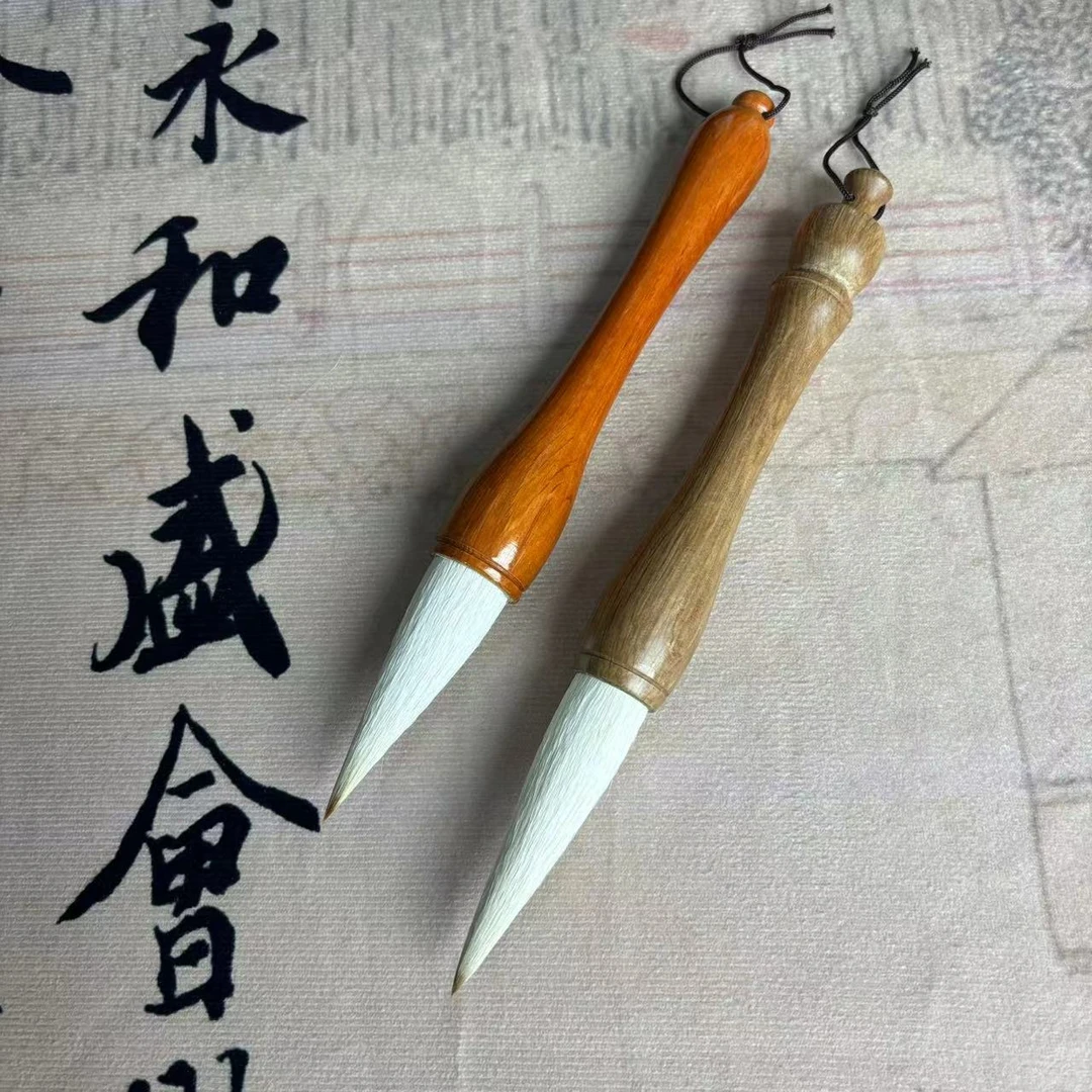 书法羊兼毫毛笔斗笔抓笔 对联条幅福字斗方 大楷国画山水画牡丹