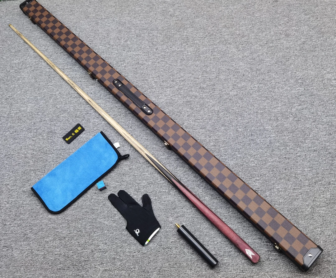 梅斯手工杆梅斯百战二通杆斯诺克球杆小头杆中八球杆中式白蜡木