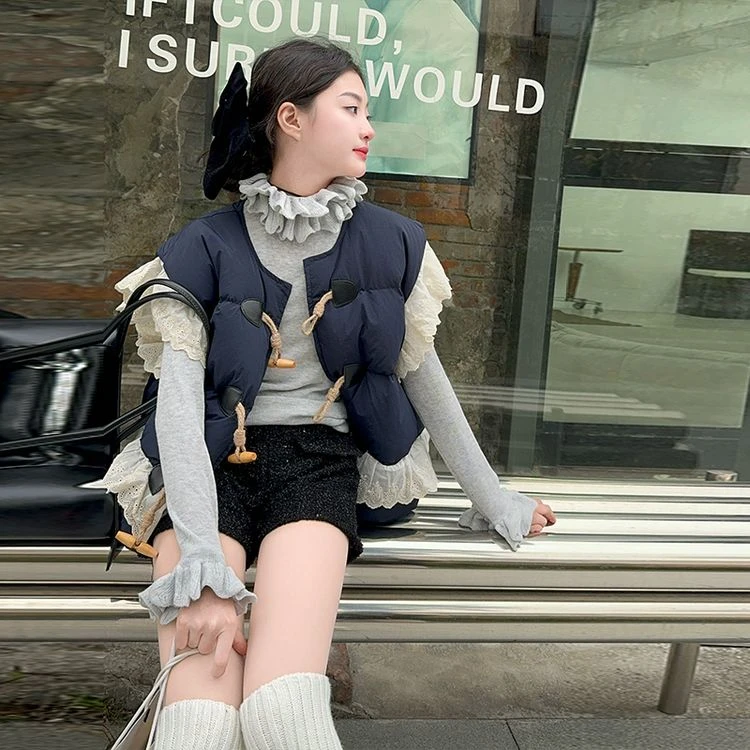 【丫丫童品】马甲时尚百搭马夹韩版保暖-F896