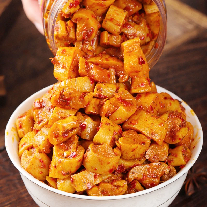 湖南味麻辣萝卜干下饭菜香辣四川麻辣味瓶装开盖即食开胃脆爽腌制