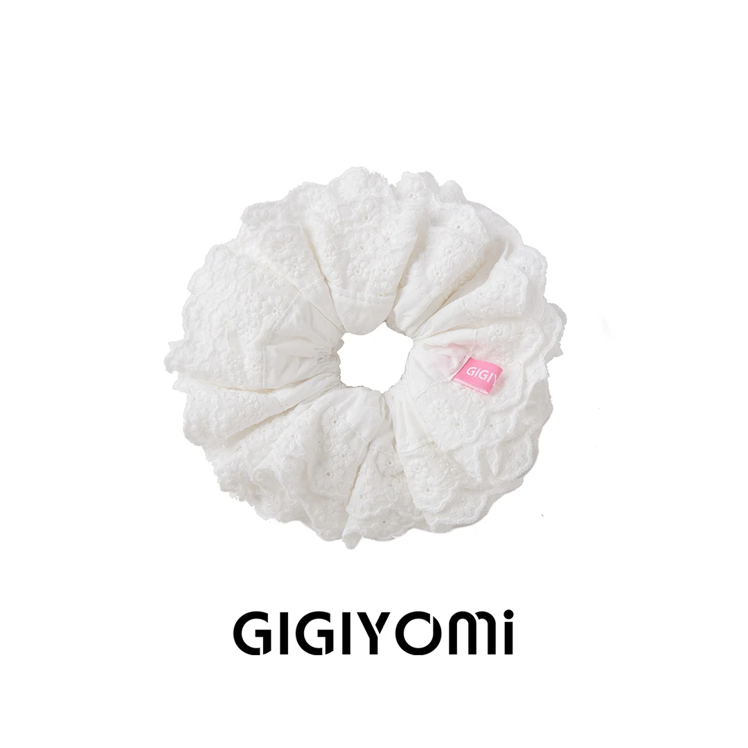 GIGIYOMi原创设计韩版气质小众简约ins百搭多层蕾丝发圈