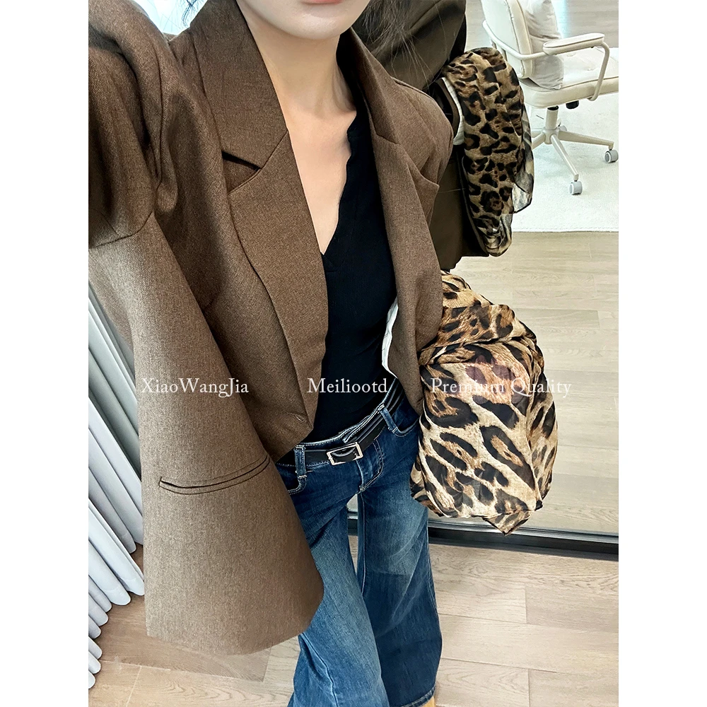 【福利款】/MEILI高级感西装外套春季新款职场女装百搭设计感气质