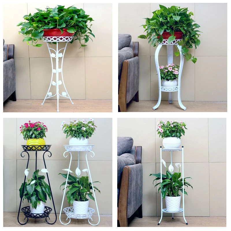 放的花架客厅单个高摆放花盆的架子单层落地简约家用吊篮铁艺时尚
