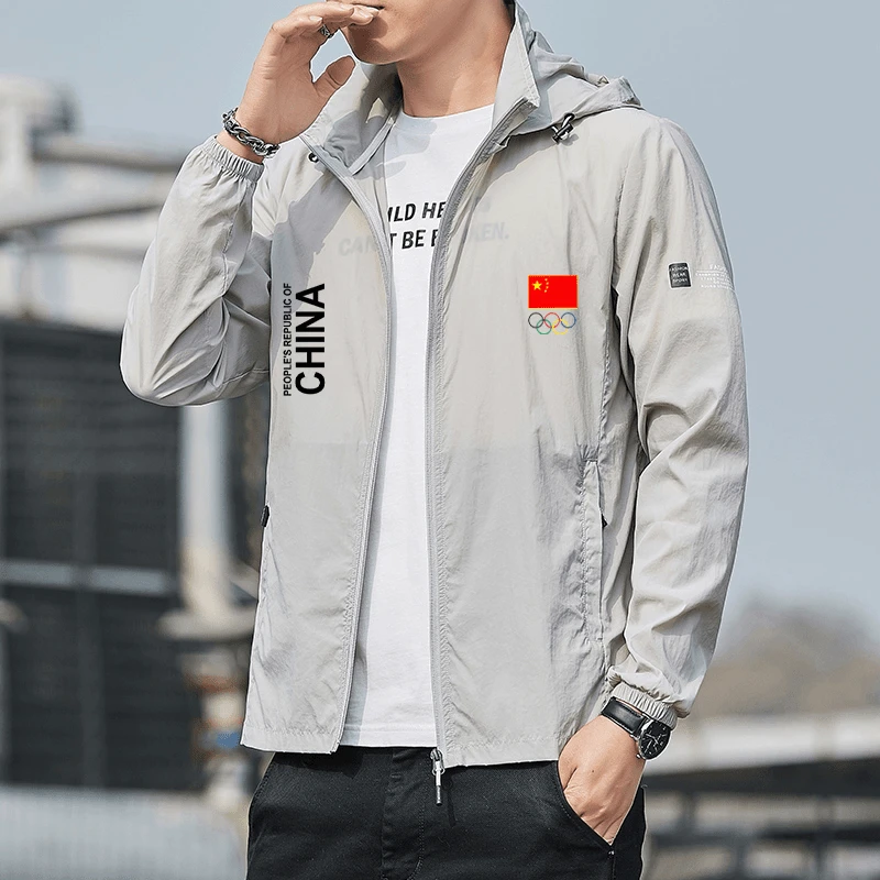 新款中国队男女夏季薄款防晒衣速干透气皮肤衣户外休闲运动钓鱼服