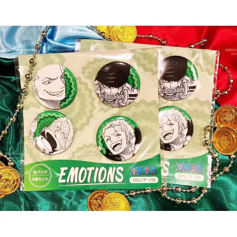 【海贼王】索隆 路飞表情包 吧唧 徽章（盲盒混池）