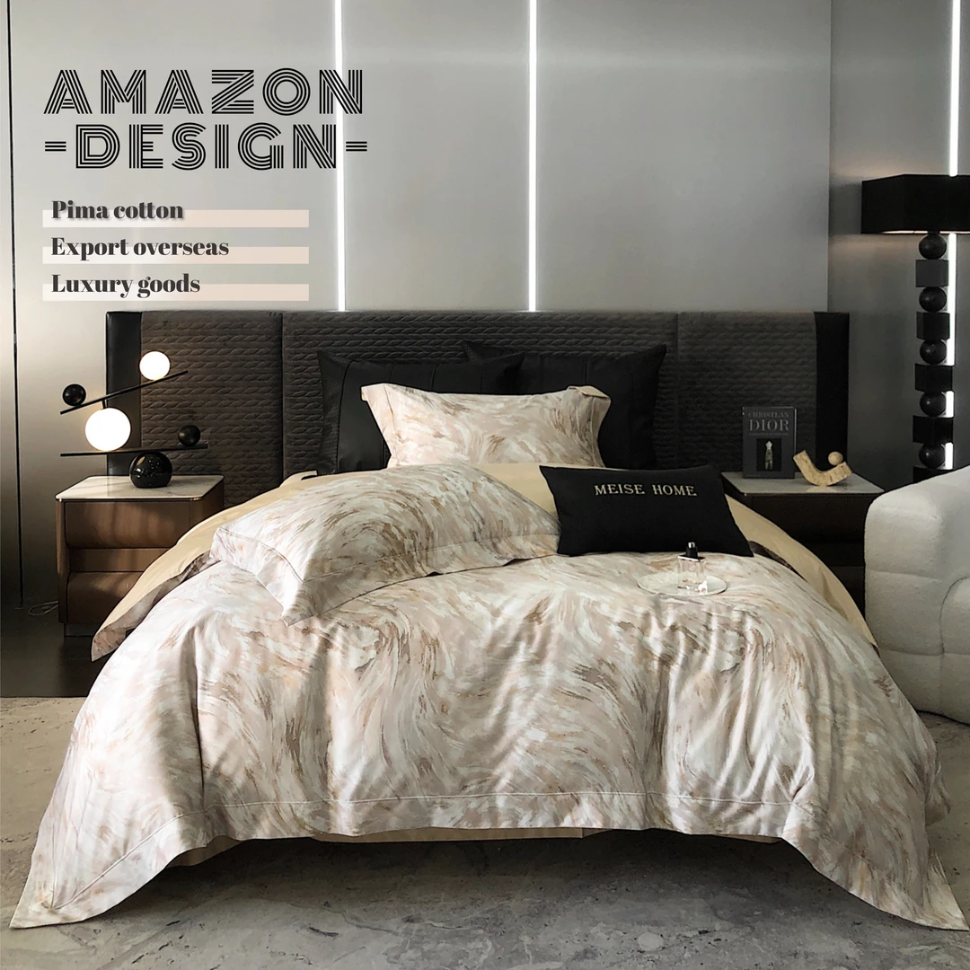床盖！【强势入驻-亚玛逊】AMAZON系列/匹马棉/床盖四件套高端