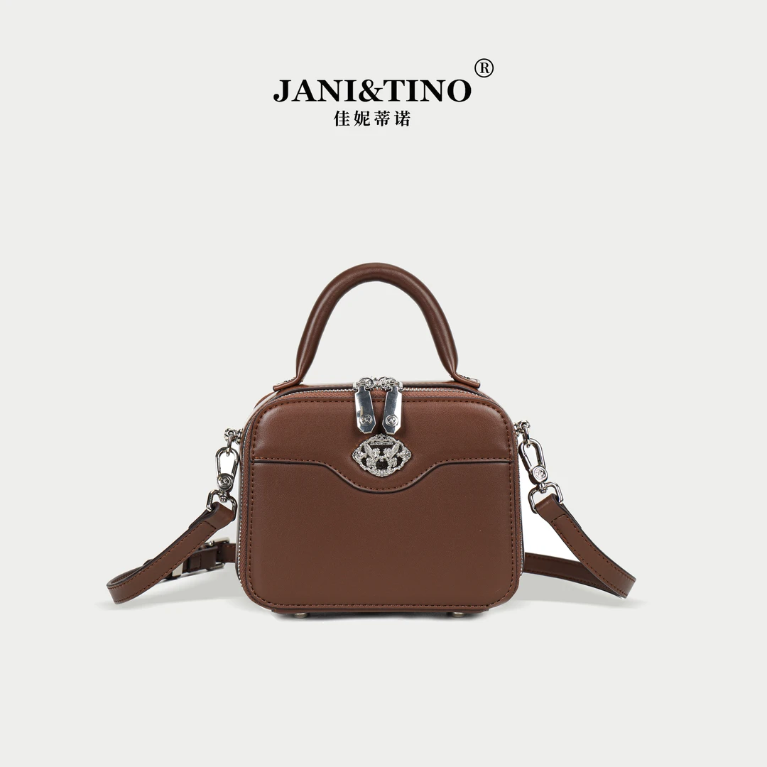 JANITINO/佳妮蒂诺【工厂直销】时尚百搭小众潮流单肩斜跨包3417