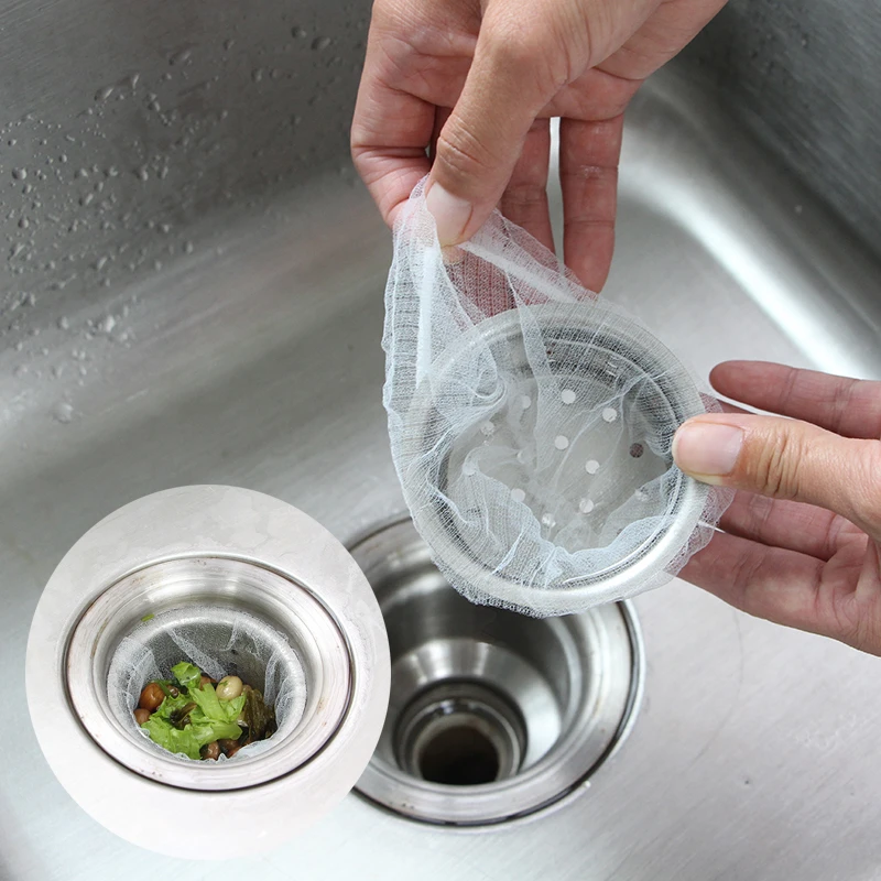 一次性厨房水槽过滤网下水道水池洗碗洗菜盆剩菜池垃圾地漏网加厚