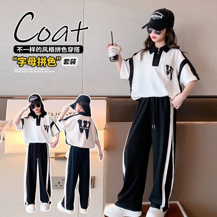 （两件套）童装女童套夏装20255新款中大童儿童洋气时髦女孩夏款