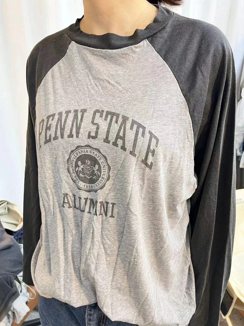 大俪家东大门正品长袖T恤百搭休闲棉质t