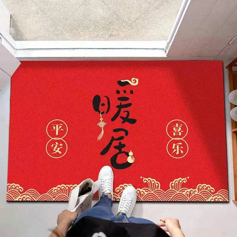 丝圈地垫入户门垫门厅地毯防滑防尘免洗垫子进户门家用脚垫可裁剪
