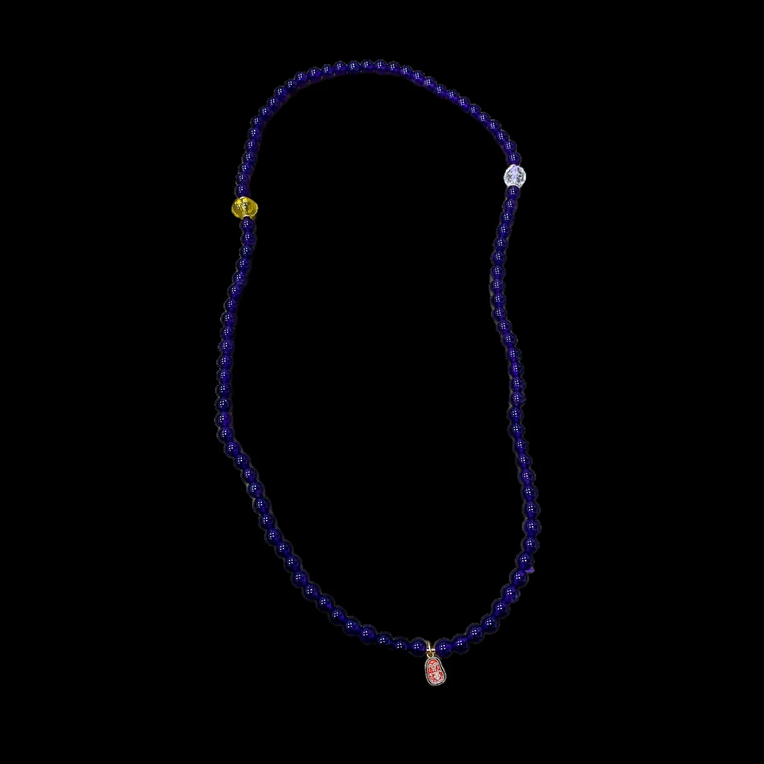 V4184紫水晶项链孤品！