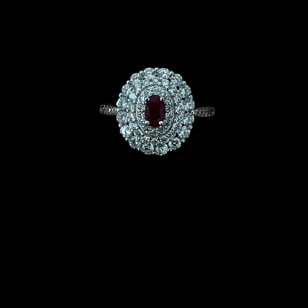 925银戒指 F1709时尚气质简约戒指孤品