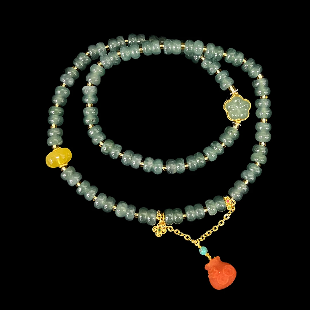 V4425翡翠项链孤品